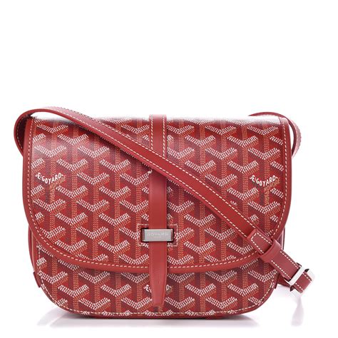 red goyard shoulder bag|Goyard belvedere pm price.